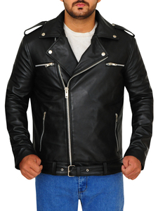 Chaqueta de Cuero PU Acolchada para Hombre de Al Nolan Enterprises, Cuello Alto, Forro de Algodón Transpirable y Ecológico, Ropa de Invierno - Product Image 3