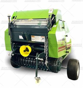 Presse à balles ronde multifonctionnelle Shaktiman 120 à chambre fixe 3500 kg, moteur de boîte de vitesses agricole orange avec composants d'engrenage fabriqués en Inde - Product Image 2