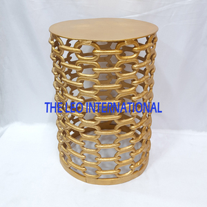 Round Shaped Top Luxury Design Metal Coffee Side <b>Table</b> Antique Quality Custom Size Aluminum Side <b>Table</b> <b>Legs</b> Design Frame - Product Image 6