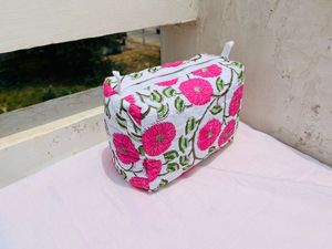 Cosmetic <b>Toiletry</b> Bag Practical and Stylish <b>Storage</b> Solution for Beauty Essentials Indian Vintage Makeup Bags for Sale - Product Image 5