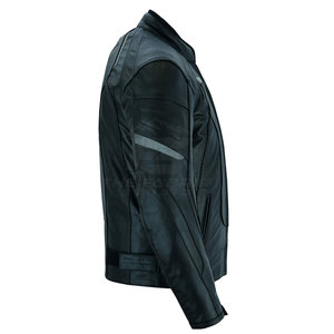 Chaqueta de Motociclista de Cuero de Nuevo Diseño, Cortavientos, Talla Grande, Ajuste Cómodo, Forro Suave, Detalles de Seguridad, Hombros Reforzados, Unisex - Product Image 4