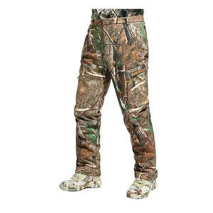 Waterproof Breathable Outdoor Hunting <b>Pants</b> for Men Camouflage with Adjustable Waist Fit - Product Image 1