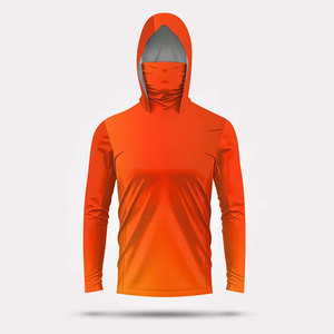 Ropa de Pesca con Protección Solar UPF 50+, Camisas de Pesca de Manga Larga Transpirables y de Secado Rápido, Sudadera con Capucha de Pesca con Diseño Personalizado y Máscara - Product Image 1
