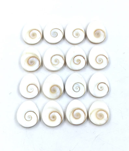 ลูกปัดพลอยธรรมชาติทรงหยดน้ำ Shiva Eye Shell Cabochons ขนาด 20*15 มม./18*15 มม./16*13 มม./14*11 มม. แบบหลวม - Product Image 6