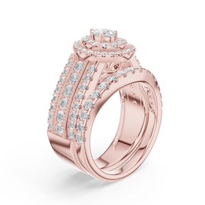 Anillo de Compromiso con Diamante Sintético Cultivado en Laboratorio, Corte Brillante, Color E, Certificado EGL, Plata 925, Lujoso para Bodas y Fiestas - Product Image 3