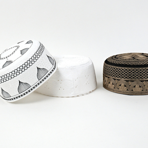 Venta al por Mayor de Fábrica, Gorras Kufi Koofi Topi para Hombres y Niños, Muestras Gratis, Gorra Musulmana, Gorras de Oración Musulmanas para Hombres - Product Image 3