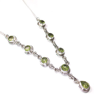 Collier en améthyste violette, argent sterling 925, chaîne à maillons, pierre précieuse naturelle, bijoux faits main de Jaipur, export, vente en gros - Product Image 4