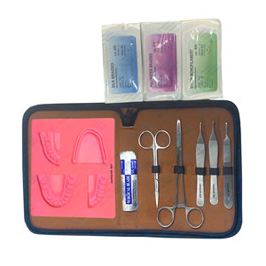 Kit de Sutura de Acero Inoxidable para Estudiantes de Medicina, Instrumentos Generales, Almohadilla de Práctica de Anatomía y Biología - Product Image 1