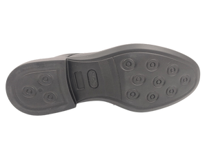 Zapatos Oxford de Vestir para Hombre, de Cuero Genuino Negro, Punta Redonda, con Cordones, para Oficina y Carrera Profesional, Color Sólido, Suela de Goma, para Todas las Temporadas - Product Image 2
