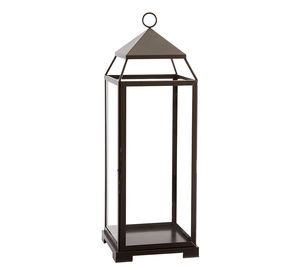 Farol de metal con acabado antiguo, portavelas decorativo para el hogar, jardín, patio, bodas, eventos, decoración de mesa - Product Image 3