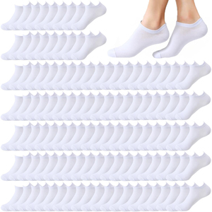 Calcetines Tobilleros de Moda 2026, Color Sólido, Algodón Transpirable, Finos, Tejidos, para Uso Diario Informal, Estilo Verano para Adultos - Product Image 4