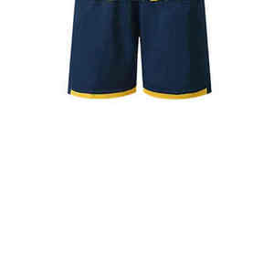 Ensemble de maillot de football géométrique jaune et bleu pour homme, manches courtes, polyester respirant, taille adulte, coupe classique - Product Image 6