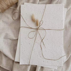 Custom Biodegradable Seed <b>Paper</b> Cards <b>Plantable</b> Thank You, Postcards & Business Cards Eco-Friendly Packaging by Boxit.pk - Product Image 1
