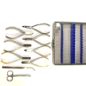 Juego de 13 Instrumentos Dentales de Ortodoncia Básica de Alta Calidad, Kit de Composite de Acero Inoxidable Plateado, Certificado CE - Product Image 2