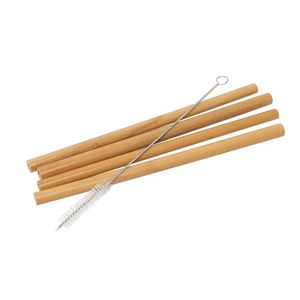 EXPAD Eco-Friendly Reusable <b>Bamboo</b> <b>Straws</b> Durable Compostable Biodegradable for Hot Coffee and Cold Smoothie Drinks - Product Image 3