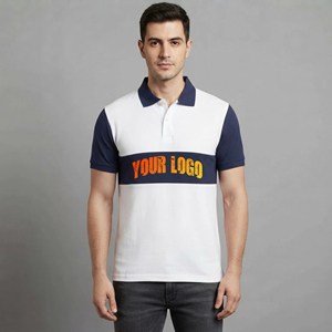 Camiseta Polo Casual de Moda para Verano, 100% Algodón, Manga Corta, Secado Rápido, con Logotipo Personalizado Impreso con Transferencia Térmica para Hombre - Product Image 1