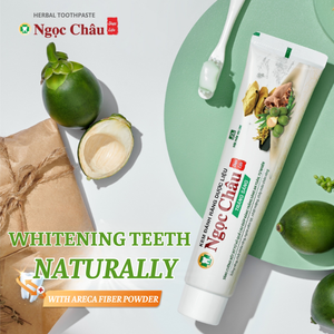 Advanced Herbal Whitening <b>Toothpaste</b> Powerful Stain Removal Bright White Smile Fresh Breath Boost Gentle Safe Formula Best Price - Product Image 2