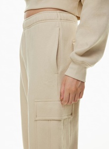 2026 Fashion Design <b>Women's</b> High Waist Fleece Cargo Pants Solid Color Pants Streetwear Casual Daily Pockets <b>Women</b> Cargo Pants - Product Image 3