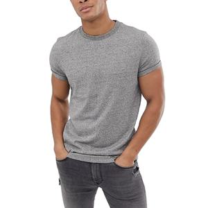 Servicio OEM, Camiseta Oversize para Hombre con Logotipo Personalizado, Fabricada en Fábrica, MOQ Bajo, Color Sólido, Material de Bambú y Algodón, Estilo Sexy - Product Image 1