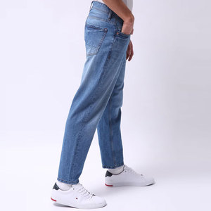 Pantalones Vaqueros de Algodón Tejido de Invierno, Ajustados, de Alta Calidad, Personalizados, para Hombre, Venta al Por Mayor - Product Image 4