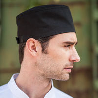 Topi Koki Grosir Terbaru untuk Restoran Hotel, Topi Koki Datar, Lebih Banyak Pilihan Warna, Topi Koki Katun