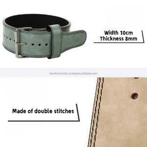 Cinturón de Cuero de Vaca para Levantamiento de Pesas, Hebilla Transpirable para Gimnasio, Seguridad para Fitness, Tamaño Personalizable para Hombres y Mujeres - Product Image 5