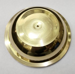 Cuenco Pequeño Tradicional de Latón (Vati) para Rituales Hindúes |   Tazón de Postre de Latón Dorado, Calidad de Exportación - Product Image 3