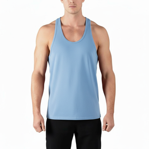 New Arrival Summer Men Vest Cotton Undershirt Tank <b>Top</b> for Fitness Casual Style with <b>Rhinestone</b> Technics Cheap Price Sale - Product Image 5