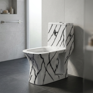 New Design Customizable S-<b>Trap</b> One Piece Water Closet Ceramic WC For Commercial Hotel Washrooms And Building Projects - Product Image 4