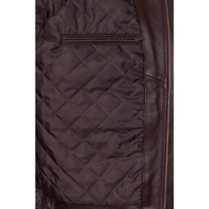 Chaqueta de Cuero Vacuno para Hombre, Estilo Indiana Jones, 100% Genuina, Color Marrón, Cuello Camisero Clásico, Fabricante OEM/ODM - Product Image 4