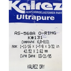 2 Juntas tóricas KALREZ AS-568A K #   131, COMPOUND - Equipo y Piezas de Semiconductores de Confianza con Legado Global en el Domo de la Industria - Product Image 3