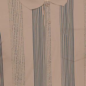 เสื้อเชิ้ตผู้ชาย ผ้าถัก 100% ผ้าฝ้าย ใส่สบาย ระบายอากาศได้ดี แขนสั้น เรียบง่าย ทันสมัย ใช้ได้ทุกวัน - Product Image 6