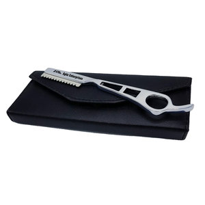 Lame de rasoir professionnelle en acier inoxydable pour femmes, pour le rasage du visage, la coupe et l'effilage des cheveux, outil de salon - Product Image 2