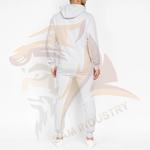Survêtements décontractés de haute qualité pour hommes, nouvelle arrivée, 100% coton, ensemble de survêtements de style pull pour hommes - Product Image 2