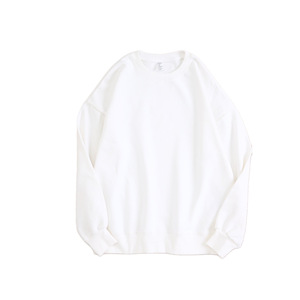 ผู้ผลิตเสื้อสเวตเชิ้ต OEM ผ้าฝ้ายฟลีซแบบสั่งทำ คอกลมทรงโอเวอร์ไซส์ สตรีทแวร์ ยูนิเซ็กส์ รับผลิตแบรนด์ส่วนตัว สำหรับยุโรป - Product Image 2