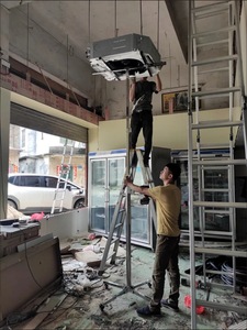 Nouvelle chaîne en acier Portable conduit ascenseur <span class=keywords><strong>plafond</strong></span> ascenseur multifonctionnel panneau de gypse ascenseur pour l'installation de climatiseur - Product Image 5