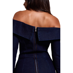 Vestidos Casuales de Mezclilla para Mujer, Cómodos, Simples, de Tela Personalizable, Muestra Gratis, la Mejor Calidad, Midi, Lavados, para Invierno y Verano, al por Mayor - Product Image 2