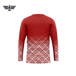 Jersey de Motocross Rosa de Manga Larga con Estampado de Águila Mexicana, Diseño Sublimado, Unisex para Adultos, Primavera/Verano, Secado Rápido, % Poliéster - Product Image 5