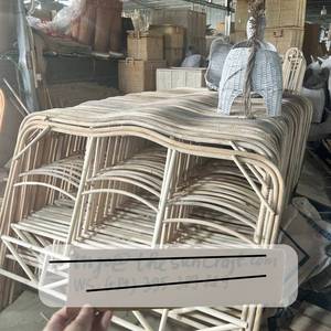 Tête de lit murale en rotin moderne pour la maison, motif floral blanc, arquée, pour chambre à coucher, fabriquée au Vietnam, vente en gros - Product Image 6