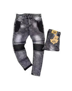 Nouveau jean décontracté pour homme, coupe droite, style urbain américain, en denim respirant, délavage clair, design cintré tridimensionnel, collection automne - Product Image 3