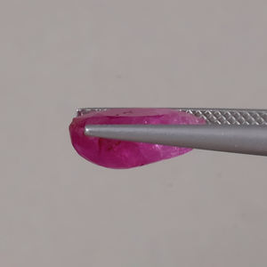พลอยทับทิมสีชมพูธรรมชาติ เกรด AAA ขายส่ง น้ำหนัก 4.90 กะรัต รูปทรงวงรี 12x8 มม. รับรองโดยผู้ตรวจสอบอิสระ ตัดด้วยมือ สำหรับทำเครื่องประดับ - Product Image 2