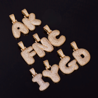 Pendentif en Argent 925 Moissanite Diamant, Bijou Hip Hop Iced Out, Collier Charme Luxe Bling, Accessoire de Mode – Vente en Gros