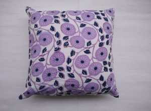 Square Floral Printed Cushion Cover 100% Cotton Handmade Block Print Throw Pillow Cover Decorative <b>Sofa</b> Cushion Case - Product Image 5
