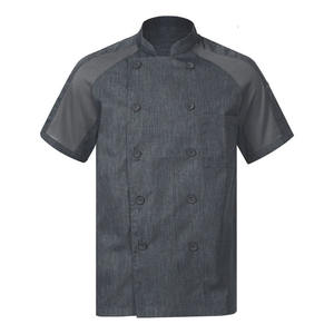 Vêtements de cuisine personnalisés unisexes écologiques en coton blanc, uniformes de restaurant, vestes de chef, tailles plus grandes, chemise de chef confortable - Product Image 6