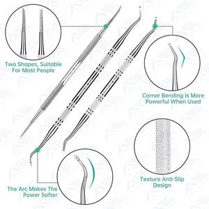 Herramienta de pedicura de uñas de acero inoxidable personalizada de alta calidad, lima de uñas, juego de manicura y pedicura, Kit de cuidado de uñas, instrumentos de belleza - Product Image 2