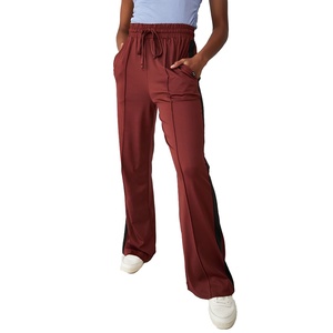 กางเกงวอร์มสตรีทแวร์คุณภาพสูง เป็นมิตรกับสิ่งแวดล้อม ออกแบบเองได้ตามสั่ง (ODM) สำหรับชุดออกกำลังกายสำหรับผู้ชายและผู้หญิง ฤดูหนาว - Product Image 2