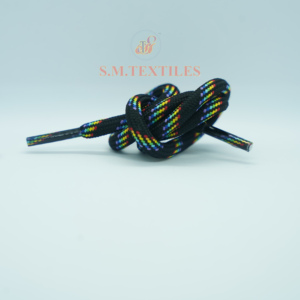 High Tenacity Polyester Round Drawcord Plastic Tipping <b>Braided</b> Multicolor Garment Textile <b>Cord</b> OEM ODM Manufacturer - Product Image 4