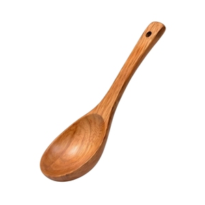 Lot de cuillères à soupe en bois foncé de style japonais, personnalisées, écologiques, en bois naturel, à long manche, pour la vente en gros - Product Image 5