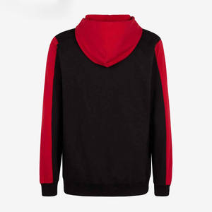 Men's Color Blocked Hoodie Tracksuit <b>Set</b> Casual Autumn Zip Up Jacket Pants Black Red <b>Knitted</b> Polyester S-2XL - Product Image 5