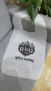 Reusable Eco-Friendly for Daily Cooking Use Plain Sleeveless Non-Woven Bib Apron Without Pockets - Product Image 5